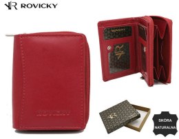 Kompaktowy skórzany portfel damski — Rovicky Lumarko!