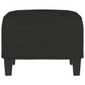 Podnóżek, czarny, 60x50x41 cm, tapicerowany tkaniną  Lumarko!