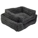 Jack and Vanilla Legowisko sofa Softy XS, 50x43x17 cm, szare rozety Lumarko!