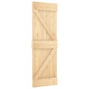 Drzwi przesuwne z osprzętem, 70x210 cm, lite drewno sosnowe  Lumarko!