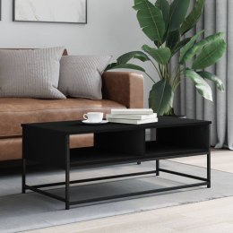 Stolik kawowy, czarny 100x51x40 cm, materiał drewnopochodny Lumarko!