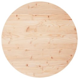 Blat do stołu, okrągły, Ø80x3 cm, lite drewno sosnowe Lumarko!