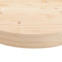 Blat do stołu, okrągły, Ø80x3 cm, lite drewno sosnowe Lumarko!