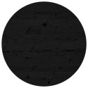 Blat do stołu, okrągły, czarny, Ø60x3 cm, lite drewno sosnowe Lumarko!
