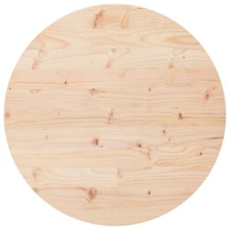 Blat do stołu, okrągły, Ø90x3 cm, lite drewno sosnowe Lumarko!
