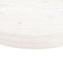 Blat do stołu, okrągły, biały, Ø60x3 cm, lite drewno sosnowe Lumarko!