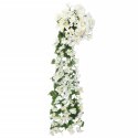 Sztuczne girlandy kwiatowe, 3 szt., białe, 85 cm  Lumarko!