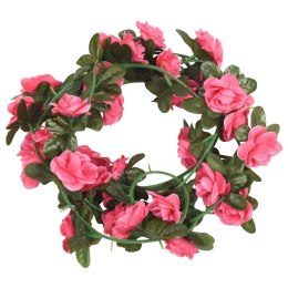 Sztuczne girlandy kwiatowe, 6 szt., czerwień różana, 240 cm  Lumarko!