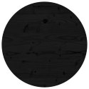Blat do stołu, okrągły, czarny, Ø50x3 cm, lite drewno sosnowe Lumarko!