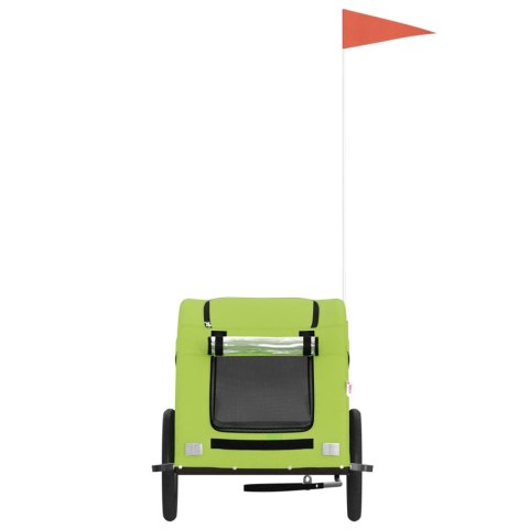 Przyczepka rowerowa dla psa, szara, tkanina Oxford i żelazo  Lumarko!