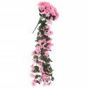 Sztuczne girlandy kwiatowe, 3 szt., różowe, 85 cm  Lumarko!
