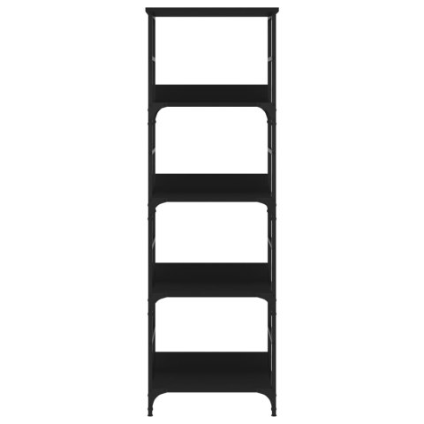 Regał, czarny, 50x33x153 cm, materiał drewnopochodny  Lumarko!