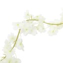 Sztuczne girlandy kwiatowe, 6 szt., białe, 180 cm  Lumarko!