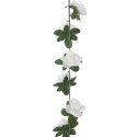 Sztuczne girlandy kwiatowe, 6 szt., białe, 240 cm  Lumarko!
