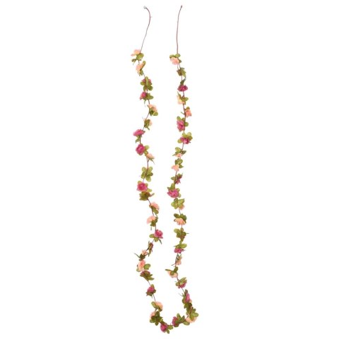 Sztuczne girlandy kwiatowe, 6 szt., różana czerwień, 250 cm  Lumarko!
