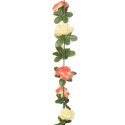 Sztuczne girlandy kwiatowe, 6 szt., różano-szampańskie, 240 cm  Lumarko!
