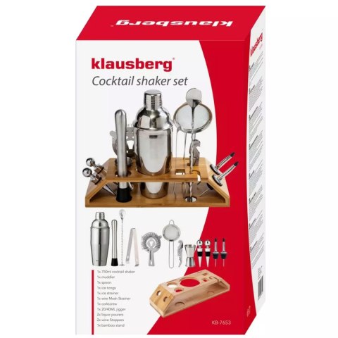 ZESTAW PRZYBORÓW BARMAŃSKICH KLAUSBERG KB-7654 Lumarko!