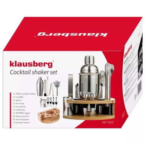 ZESTAW PRZYBORÓW BARMAŃSKICH KLAUSBERG KB-7655 Lumarko!