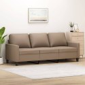 3-osobowa sofa, cappuccino, 180 cm, sztuczna skóra Lumarko!