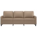 3-osobowa sofa, cappuccino, 180 cm, sztuczna skóra Lumarko!