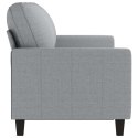 Sofa 3-osobowa, jasnoszara, 180 cm, tapicerowana tkaniną Lumarko!
