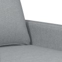 Sofa 3-osobowa, jasnoszara, 180 cm, tapicerowana tkaniną  Lumarko!