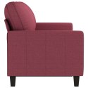 Sofa 3-osobowa, winna czerwień, 180 cm,tapicerowana tkaniną Lumarko!