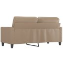 2-osobowa sofa, kolor cappuccino, 140 cm, sztuczna skóra Lumarko!