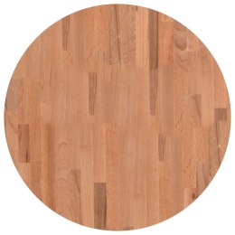 Blat do stołu, Ø60x2,5 cm, okrągły, lite drewno bukowe Lumarko!