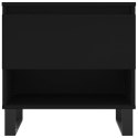 Stolik kawowy, czarny, 50x46x50 cm, materiał drewnopochodny Lumarko!