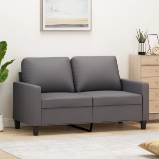 2-osobowa sofa, szary, 120 cm, sztuczna skóra Lumarko!