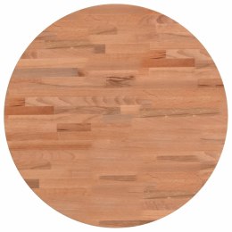 Blat do stołu, Ø50x2,5 cm, okrągły, lite drewno bukowe Lumarko!