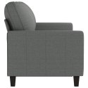 Sofa 3-osobowa, ciemnoszara, 180 cm, tapicerowana tkaniną  Lumarko!