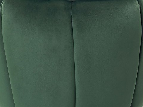 Puf welurowy ⌀ 43 cm zielony IRVING
