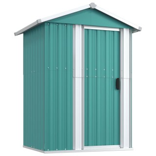Szopa ogrodowa, zielona, 126x97,5x177 cm, stal galwanizowana Lumarko!