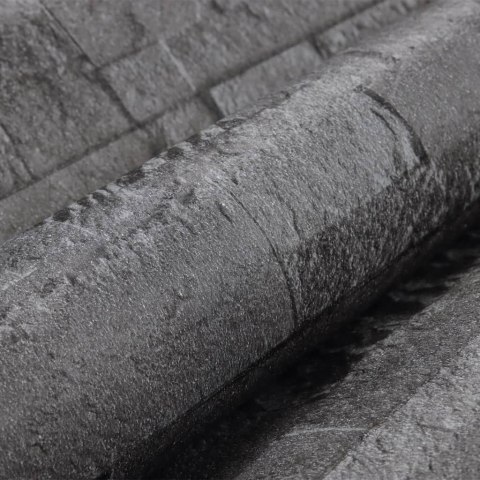 Tapeta 3D z wzorem kamieni, czarna Lumarko!