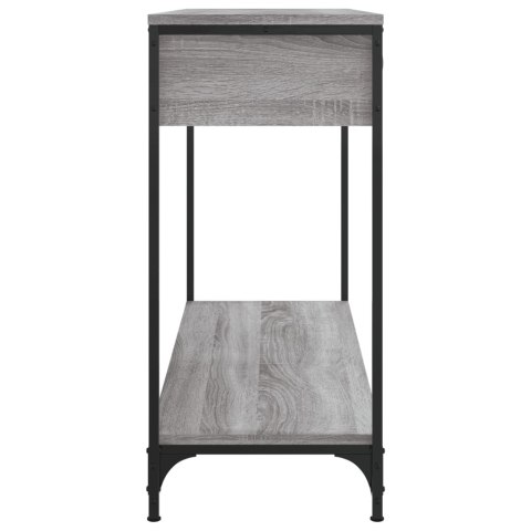 Stolik konsolowy, szary dąb sonoma, 100x34,5x75 cm Lumarko!