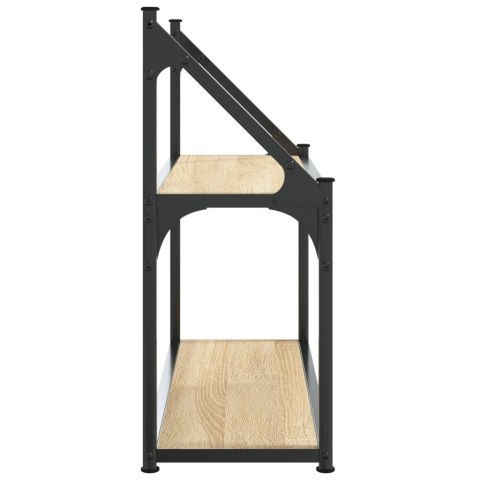 Regał ścienny z 2 półkami, dąb sonoma, 60x21x51 cm Lumarko! 