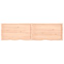Półka, 220x60x4 cm, surowe lite drewno dębowe Lumarko!