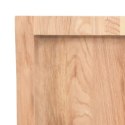 VidaXL Półka, jasnobrązowa, 100x60x6cm, lakierowane lite drewno dębowe