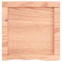 Półka, jasnobrązowa, 40x40x4 cm, lakierowane lite drewno dębowe Lumarko!