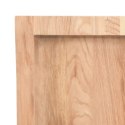 VidaXL Półka jasnobrązowa, 140x30x6 cm, lite drewno dębowe