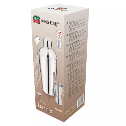 ZESTAW PRZYBORÓW BARMAŃSKICH KINGHOFF KH-1705 Lumarko!