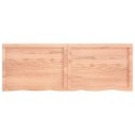 Blat do łazienki, jasnobrązowy, 140x50x6 cm, lite drewno Lumarko!