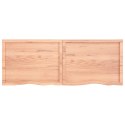 VidaXL Półka, jasnobrązowa, 160x60x6 cm, lite drewno dębowe