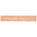 VidaXL Półka, jasnobrązowa, 180x30x6 cm, lite drewno dębowe