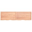 Półka, jasnobrązowa, 220x60x4 cm, lite drewno dębowe Lumarko!