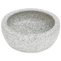 Umywalka nablatowa, szara, okrągła, Φ41x14 cm, ceramiczna Lumarko!