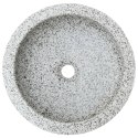 Umywalka nablatowa, szara, okrągła, Φ41x14 cm, ceramiczna Lumarko!
