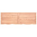 Blat do łazienki, jasnobrązowy, 180x60x6 cm, lite drewno Lumarko!